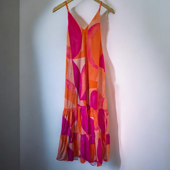 NWT Anthropologie Peixoto Cotton Maxi Dress - Large - Picture 5 of 5